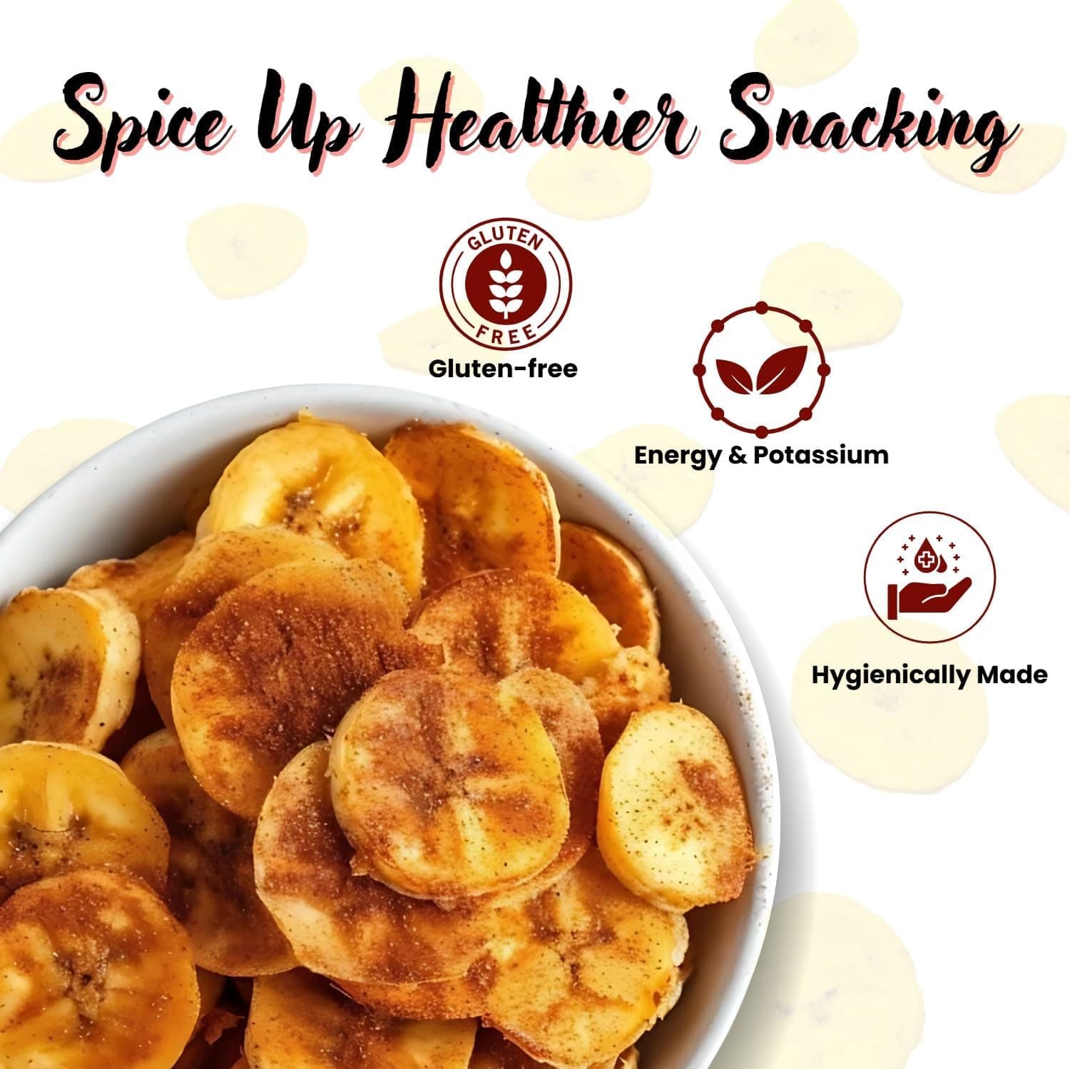 MODISON Spicy Banana Wafers Indian Snacks Crispy 360g by Modison, view 4