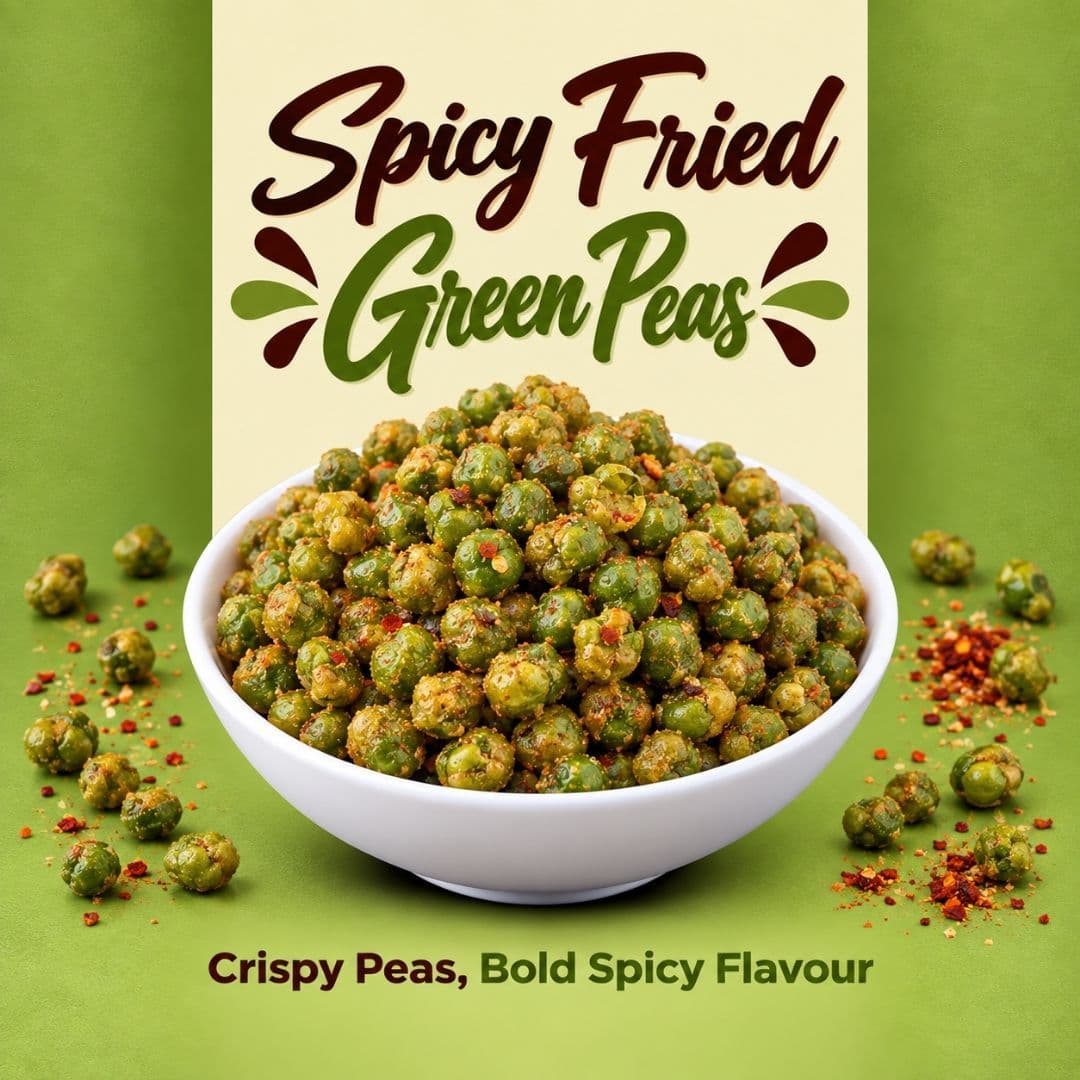 MODISON Spicy Fried Green Peas Healthy Snacks Crispy 540g