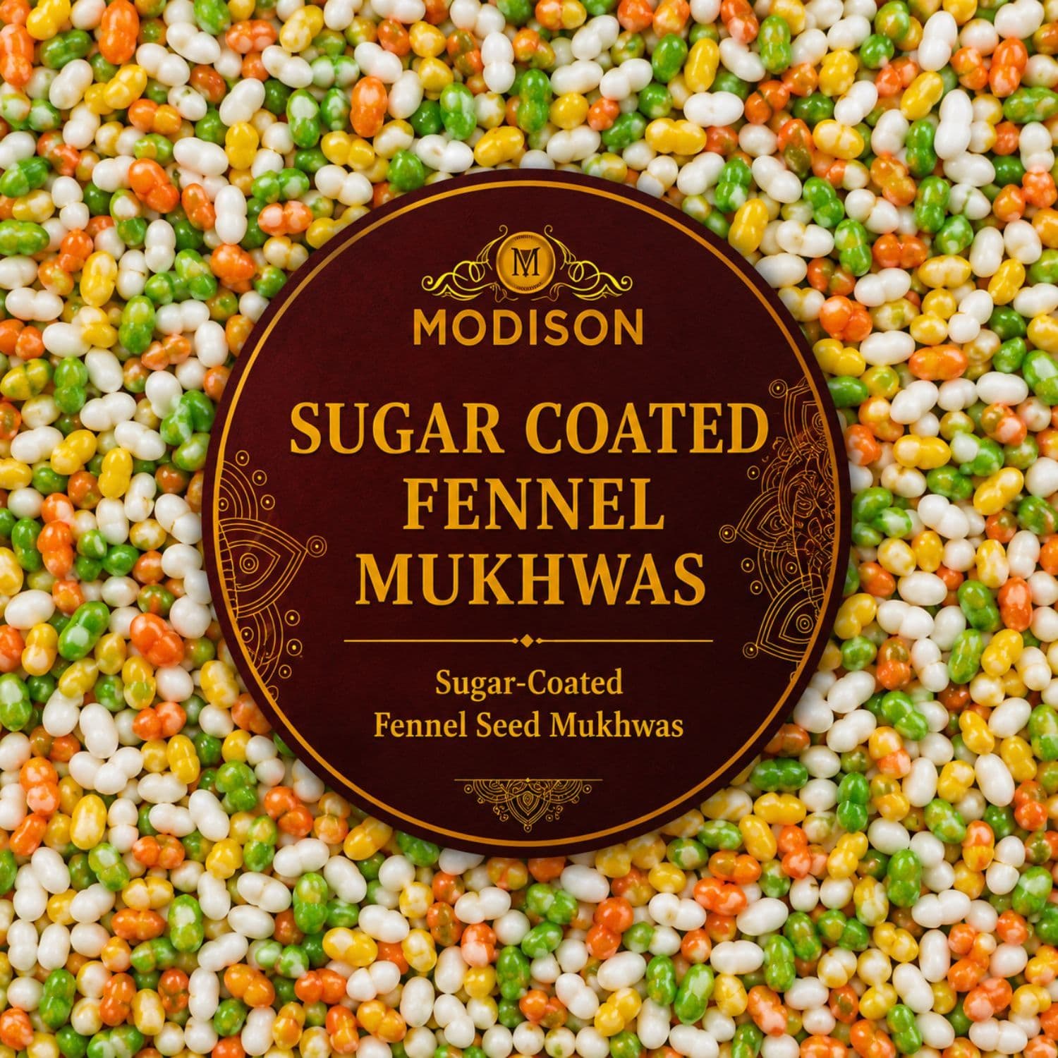 MODISON Sugar Coated Fennel Indian Mouth Freshener Saunf 100g by Modison, view 5