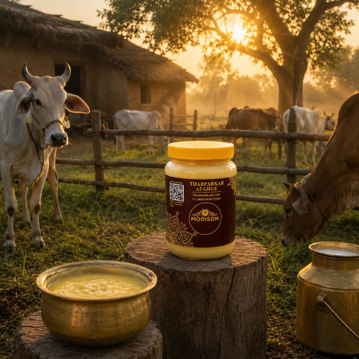 MODISON Tharparkar A2 Cow Ghee Clarified Butter 1kg by Modison, view 8