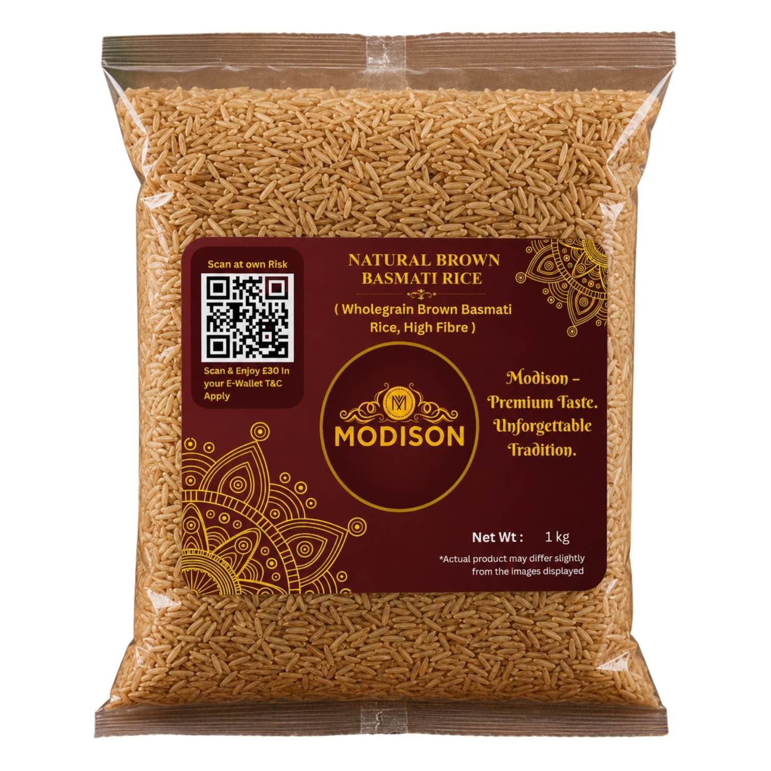Natural Brown Basmati Rice by Modison, view 1