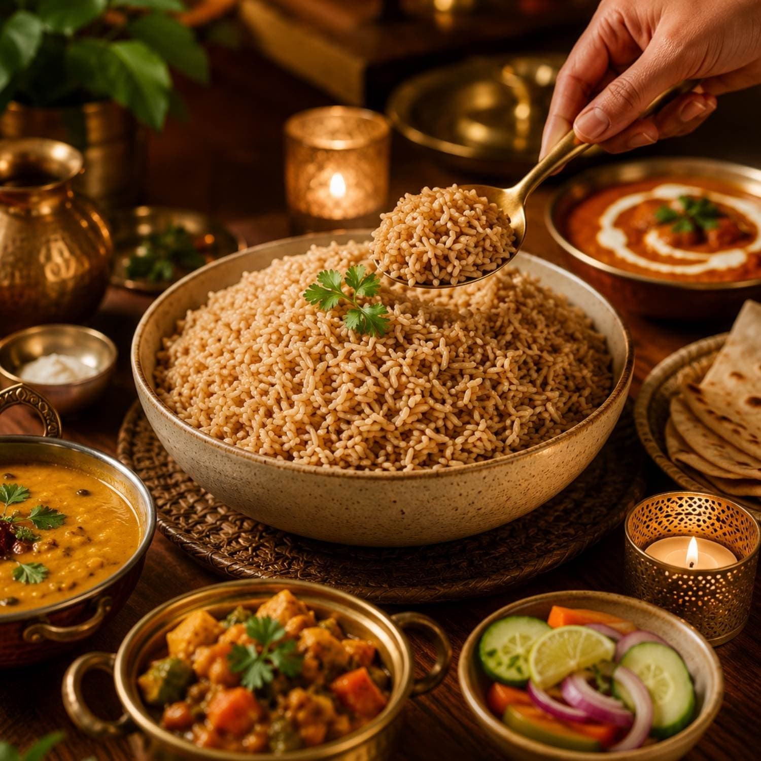 Natural Brown Basmati Rice by Modison, view 7