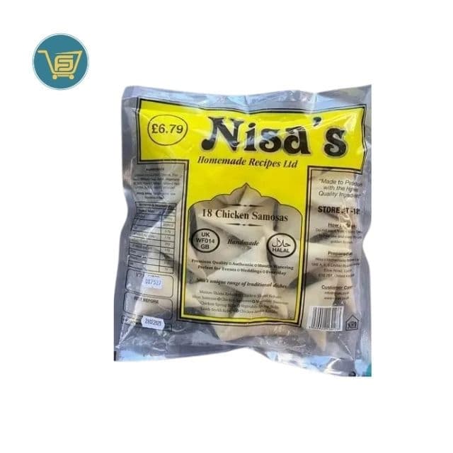 Nisas Chicken Samosa 18s by Nisas, view 1
