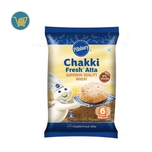 Pillsbury Chakki Atta 5kg by Pillsbury, view 1