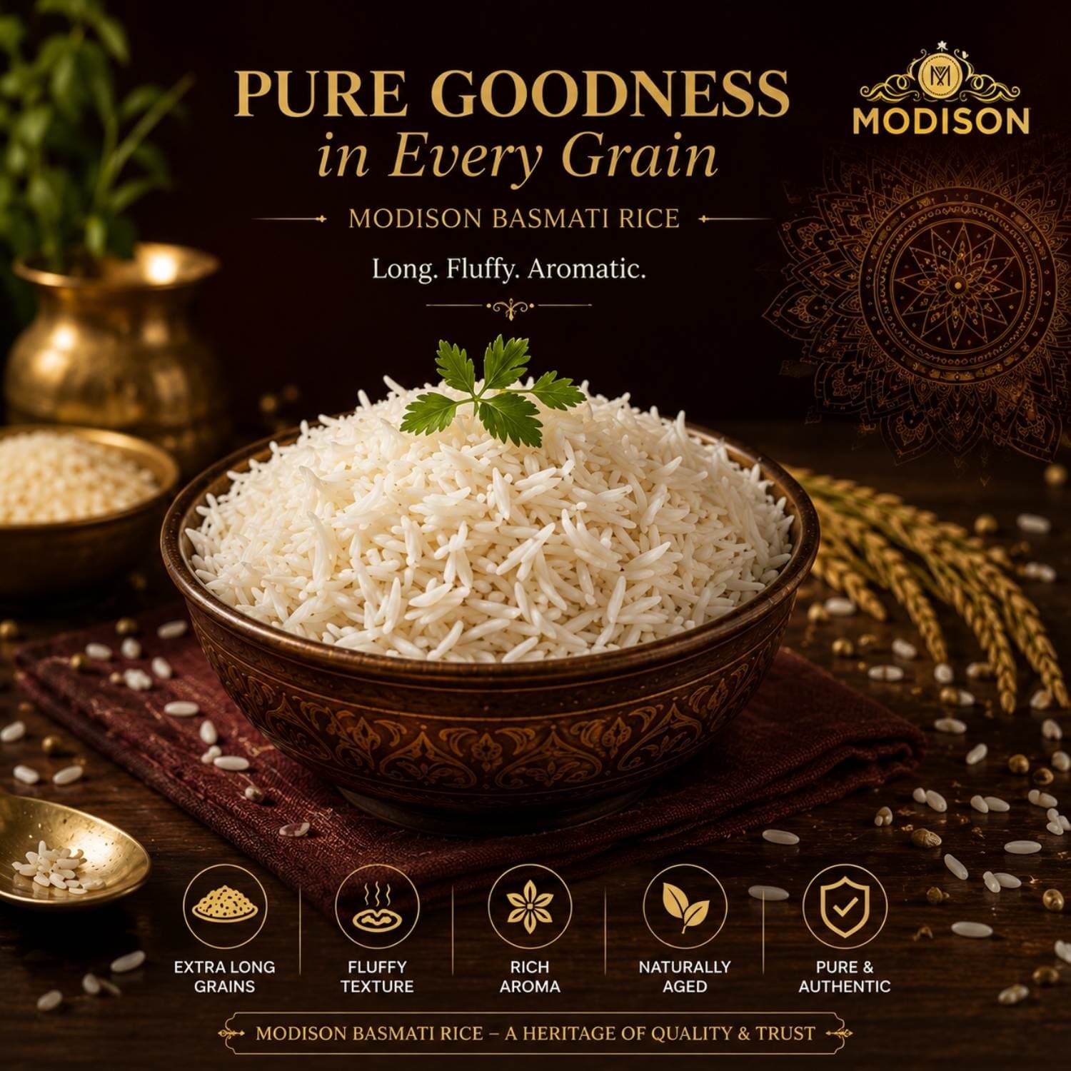 Pure Original Basmati Rice by Modison, view 5