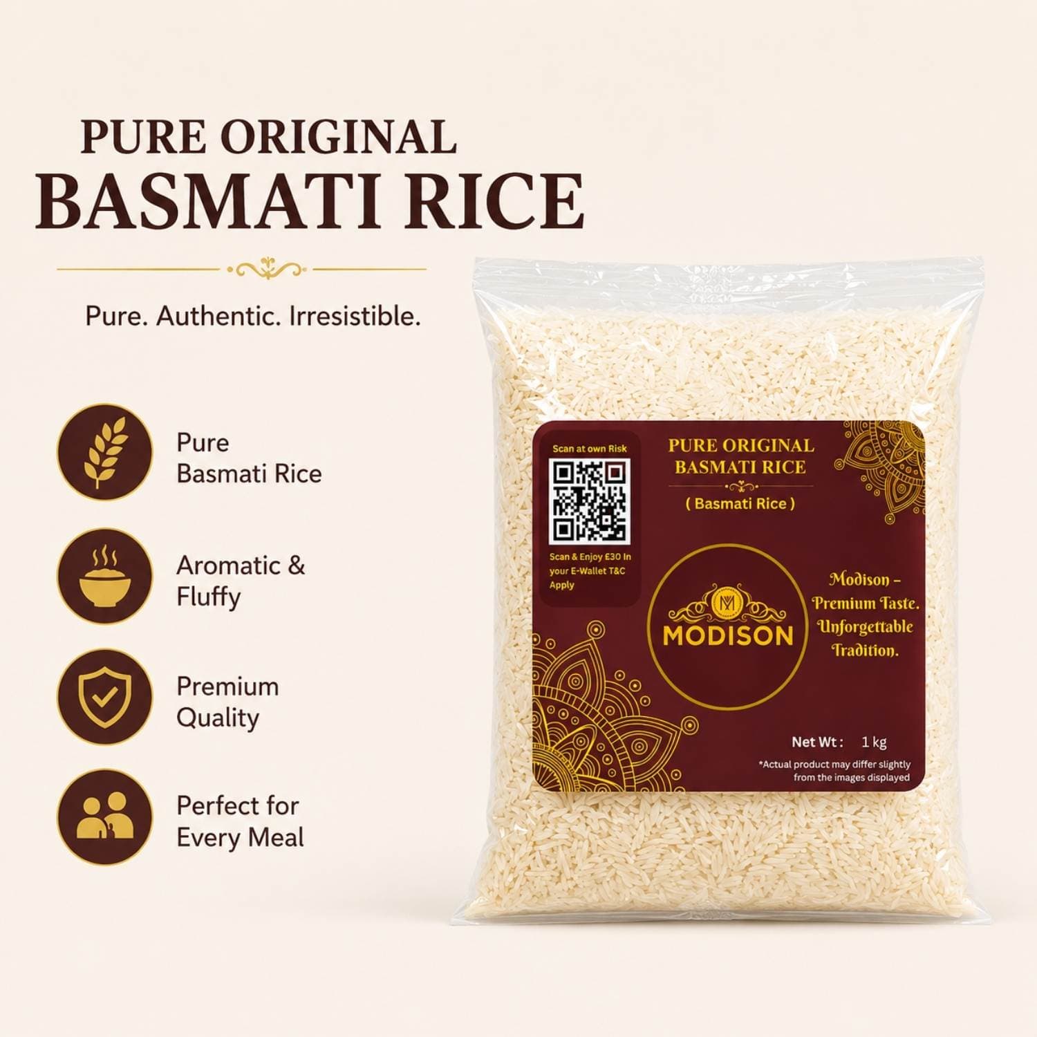 Pure Original Basmati Rice by Modison, view 6