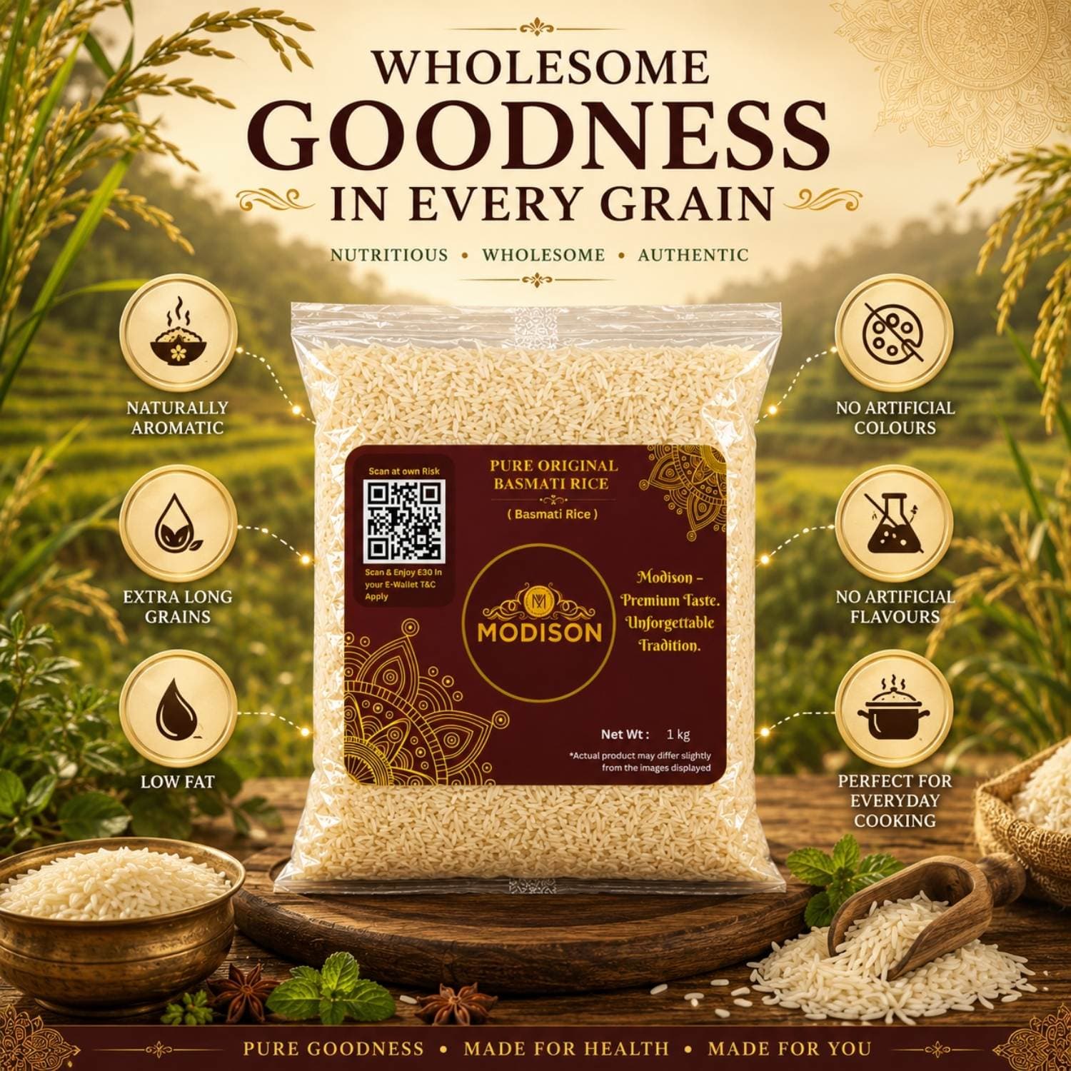 Pure Original Basmati Rice by Modison, view 8