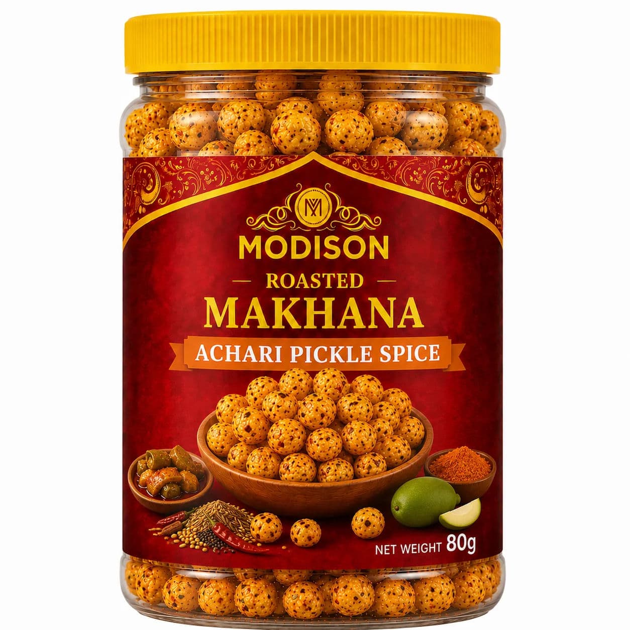 Roasted Makhana Achari Pickle Spice by Modison, view 1