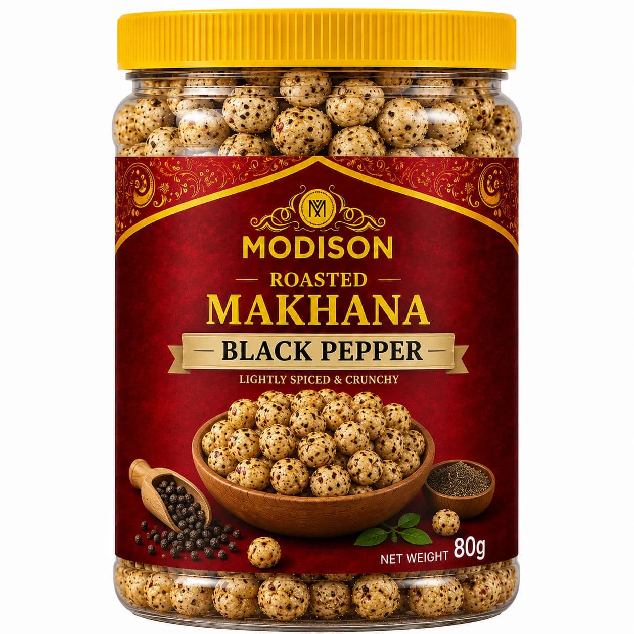Roasted Makhana Black Pepper by Modison, view 1