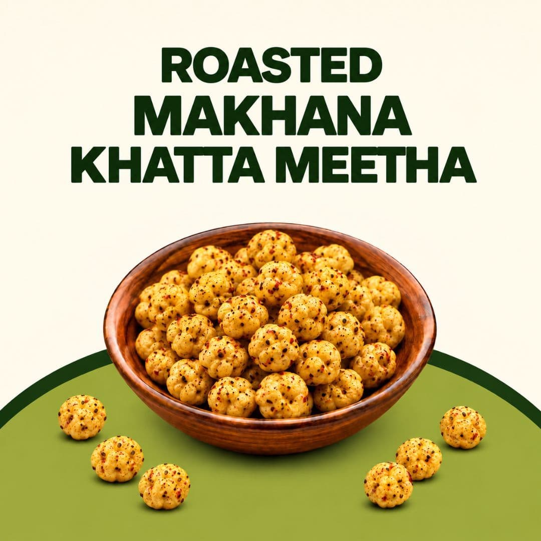 Roasted Makhana Khatta Meetha