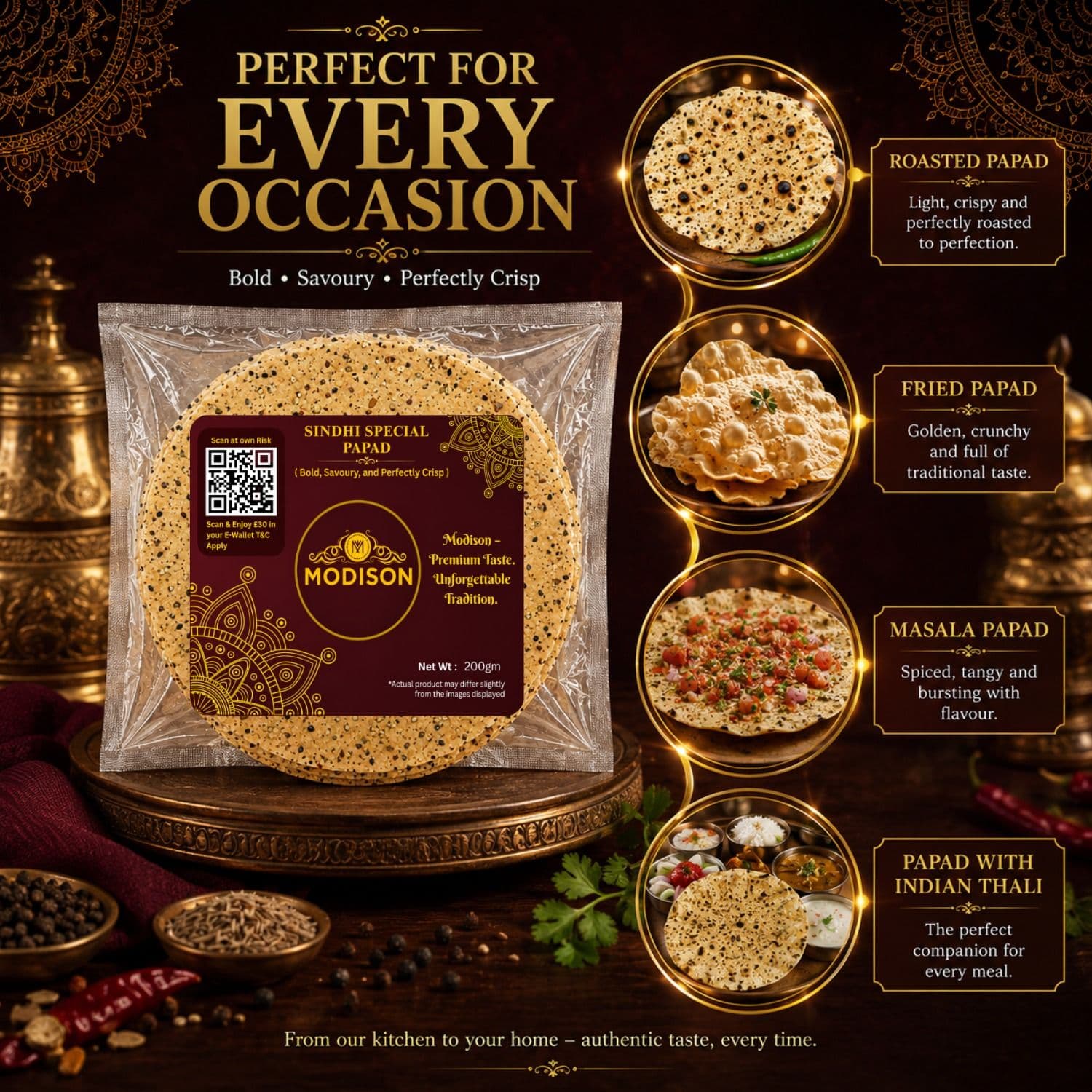 Sindhi Special Papad by Modison, view 5