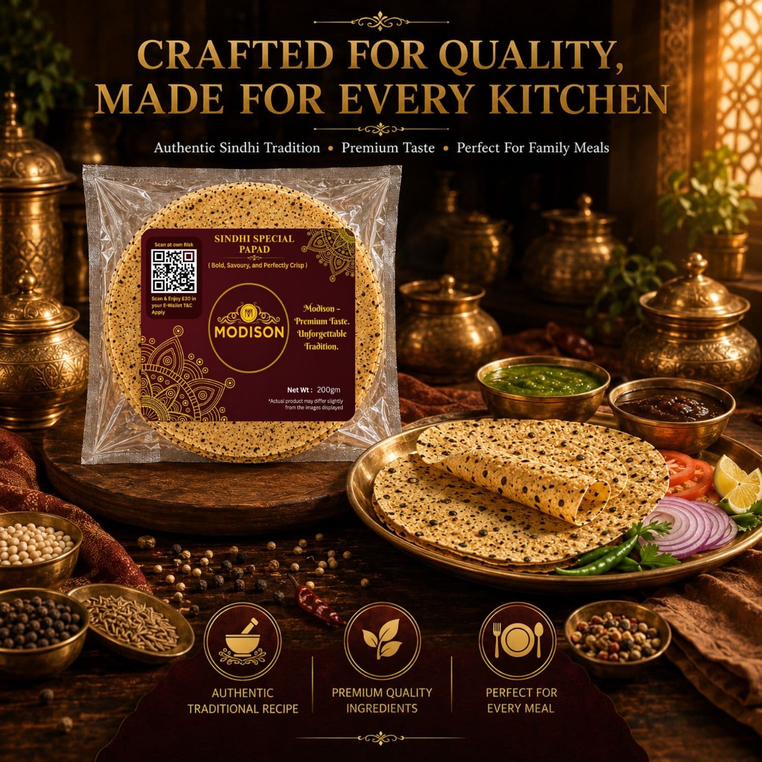 Sindhi Special Papad by Modison, view 8