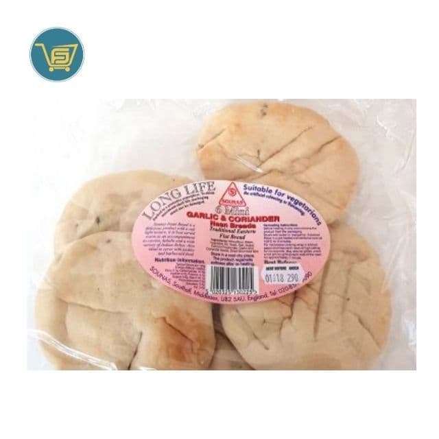 Sounas Naan Garlic Corinder 5s by Sounas