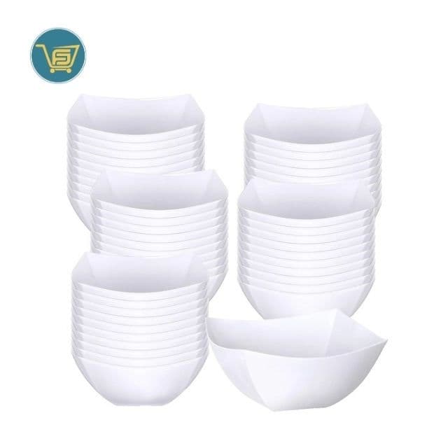Splendore White Plastic 12oz Bowl 50pc by Splendore, view 1