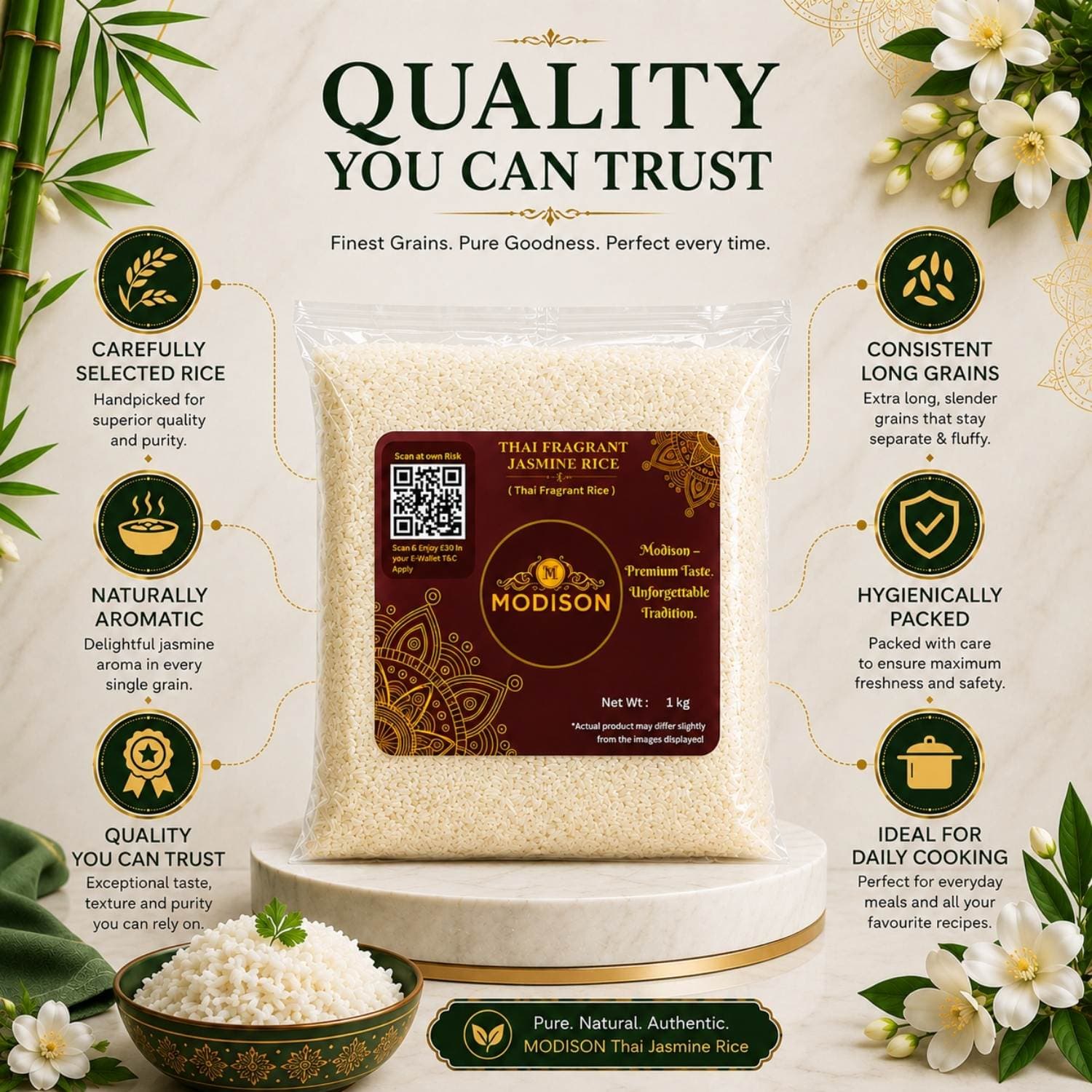 Thai Fragrant Jasmine Rice by Modison, view 4