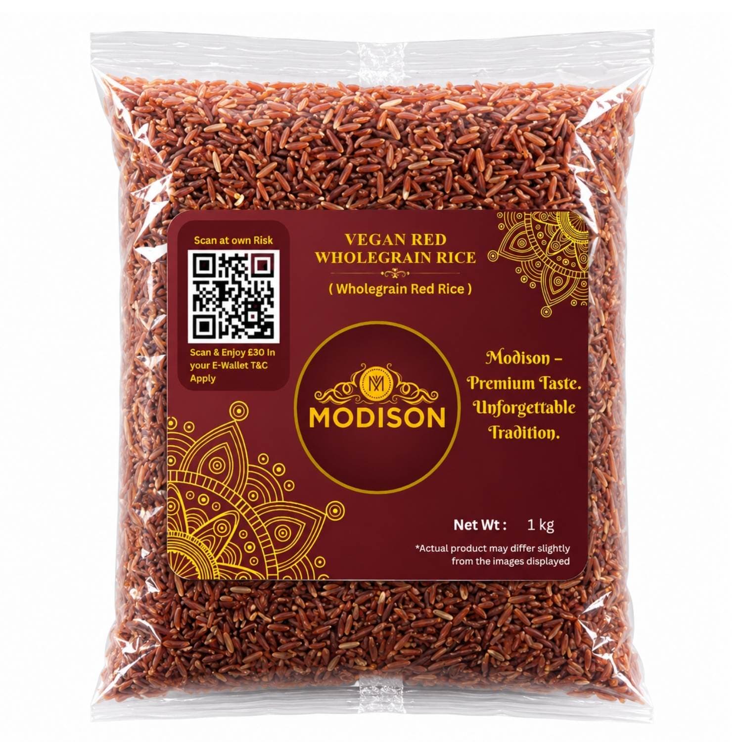 Vegan Red Wholegrain Rice by Modison, view 1